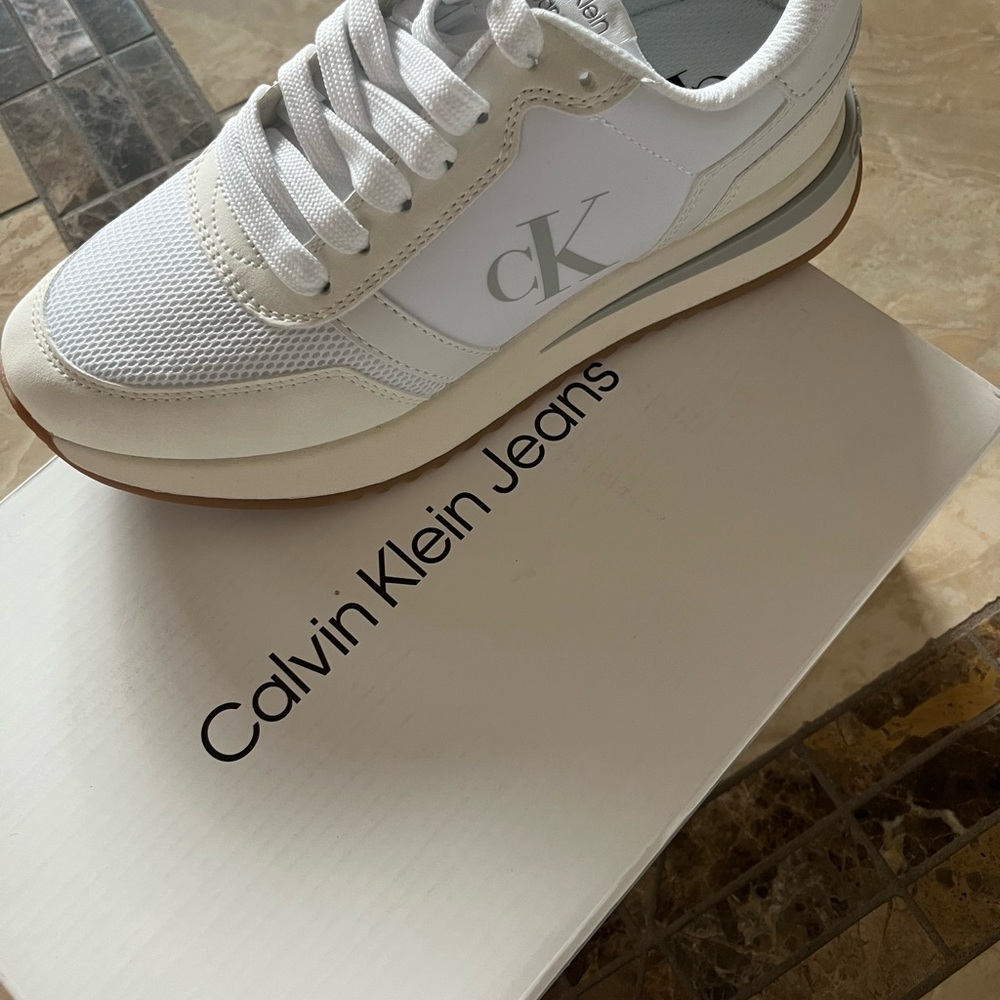 Calvin Klein Women’s White Sneakers